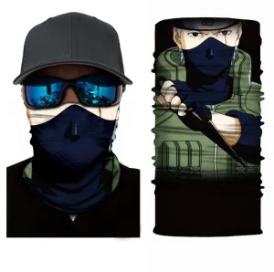 Kakashi Hatake 'Naruto' Style Mask Motorcycle Biker Scarf Face Neck Bandana Ski Paintball Snood
