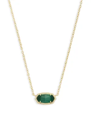Kendra Scott Emerald Cats Eye Elisa Necklace