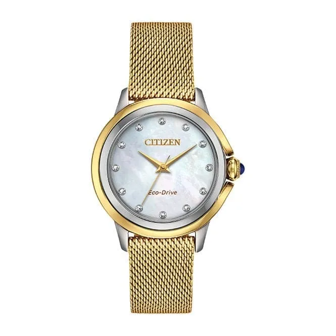 Ladies Bracelet Dress Stainless Steel Watch EM0794-54D