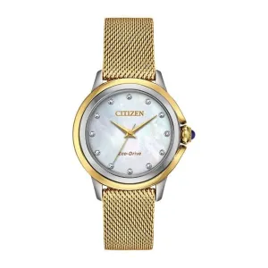 Ladies Bracelet Dress Stainless Steel Watch EM0794-54D