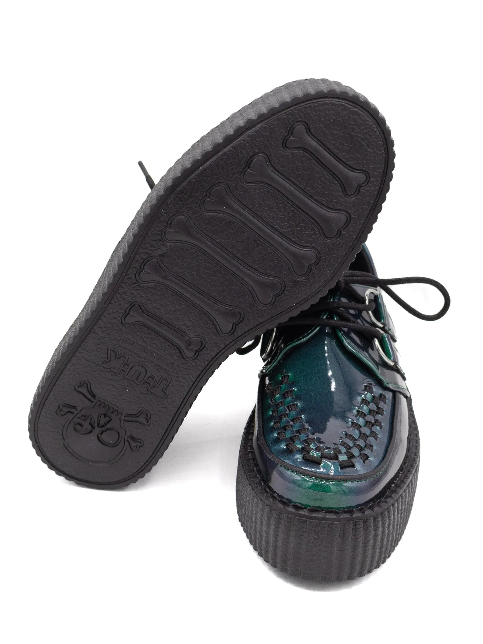 Lazlo Metallic Green Creeper - T.U.K.