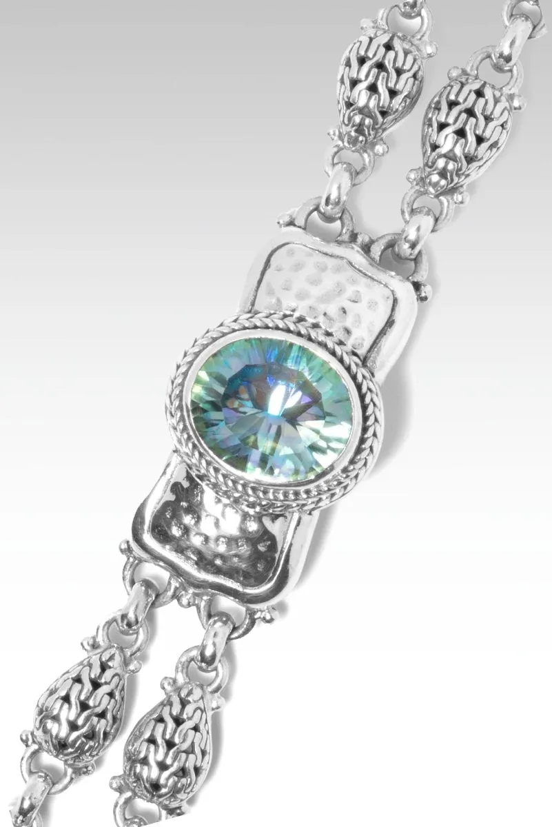 Let Us Sing a New Song Bracelet™ in Green Reflections™ Mystic Quartz