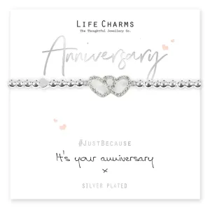 Life Charms Its Your Anniversary Bracelet