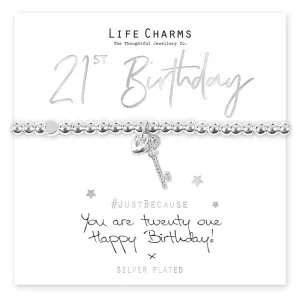 Life Charms - You Are 21 Bracelet
