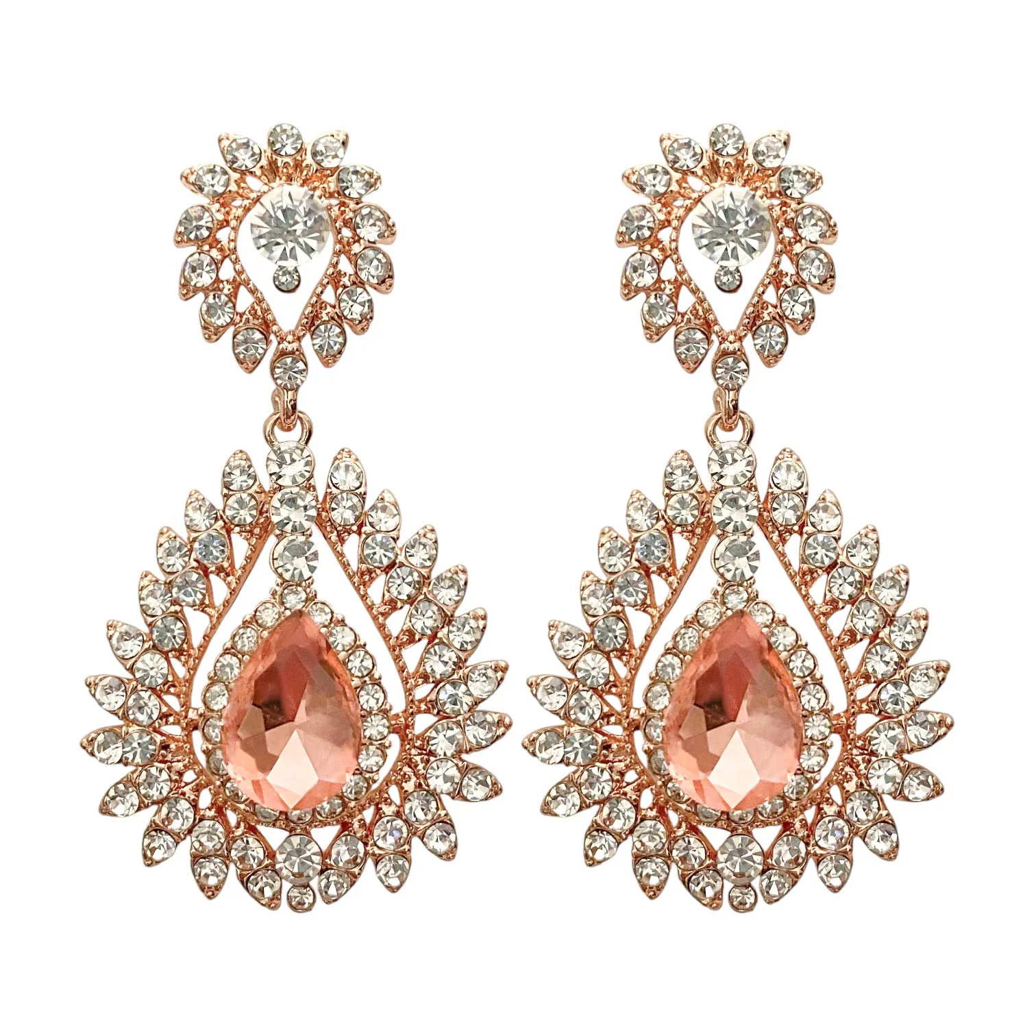 Maisie Earrings - Peach