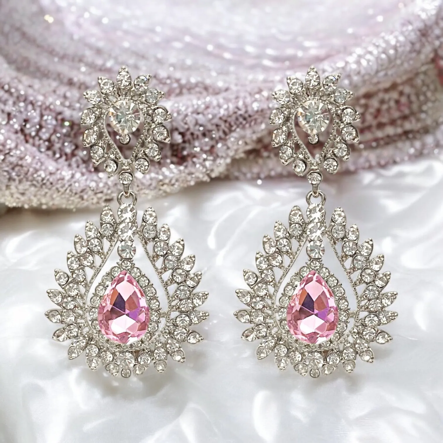 Maisie Earrings - Pink