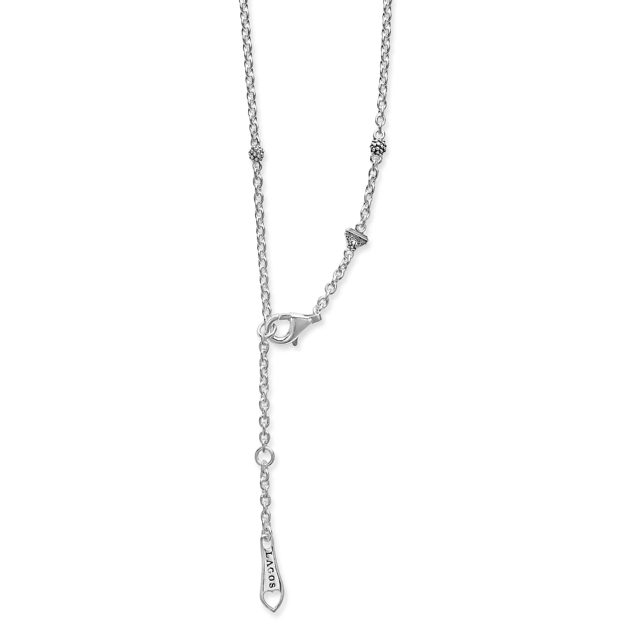 Maya Onyx Flower Pendant Necklace