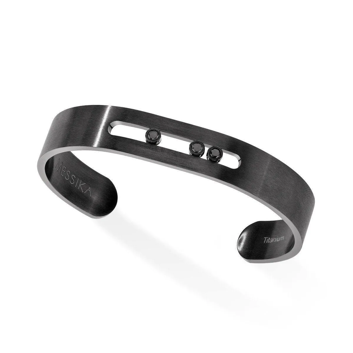 Messika Move Black Titanium Diamond Bracelet