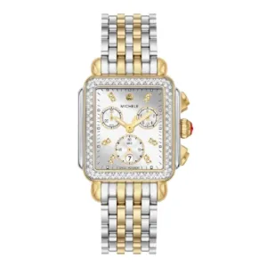 Michele Two-Tone Deco Watch