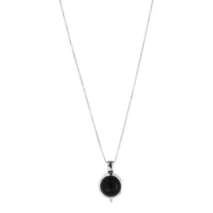 Najo Garland Silver Black Onyx Necklace