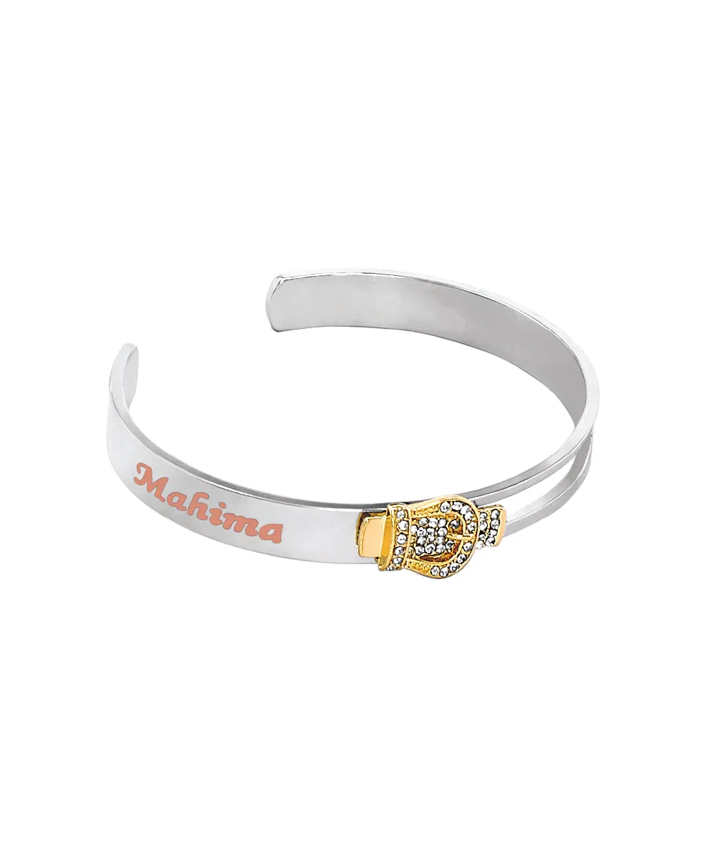 Name Engraved Ladies Bracelet