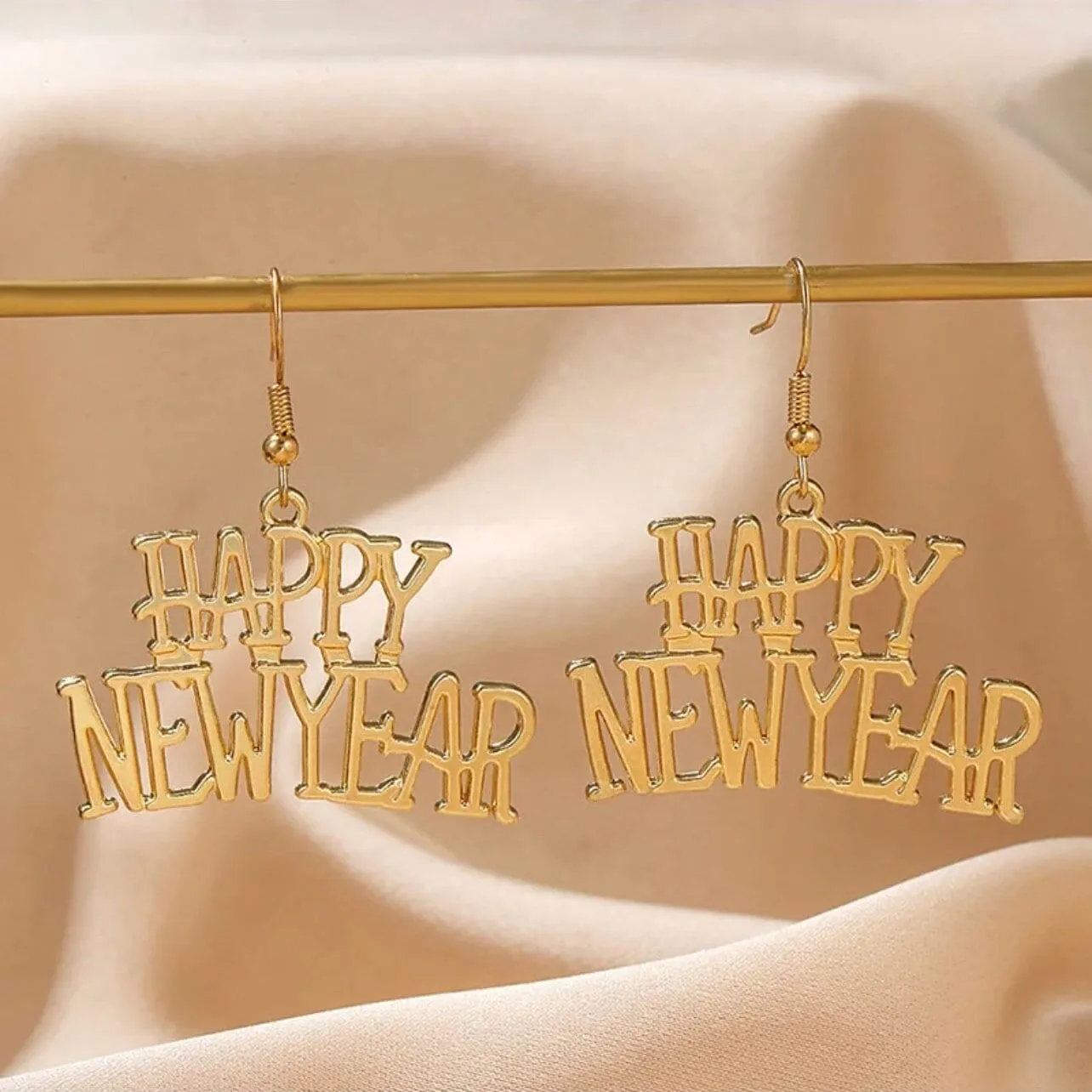 New Years Eve Earrings, NYE Earrings, NYE Jewelry, New Years Accessories, Handmade Earrings, Happy New Years, Happy NYE, New Year Eve