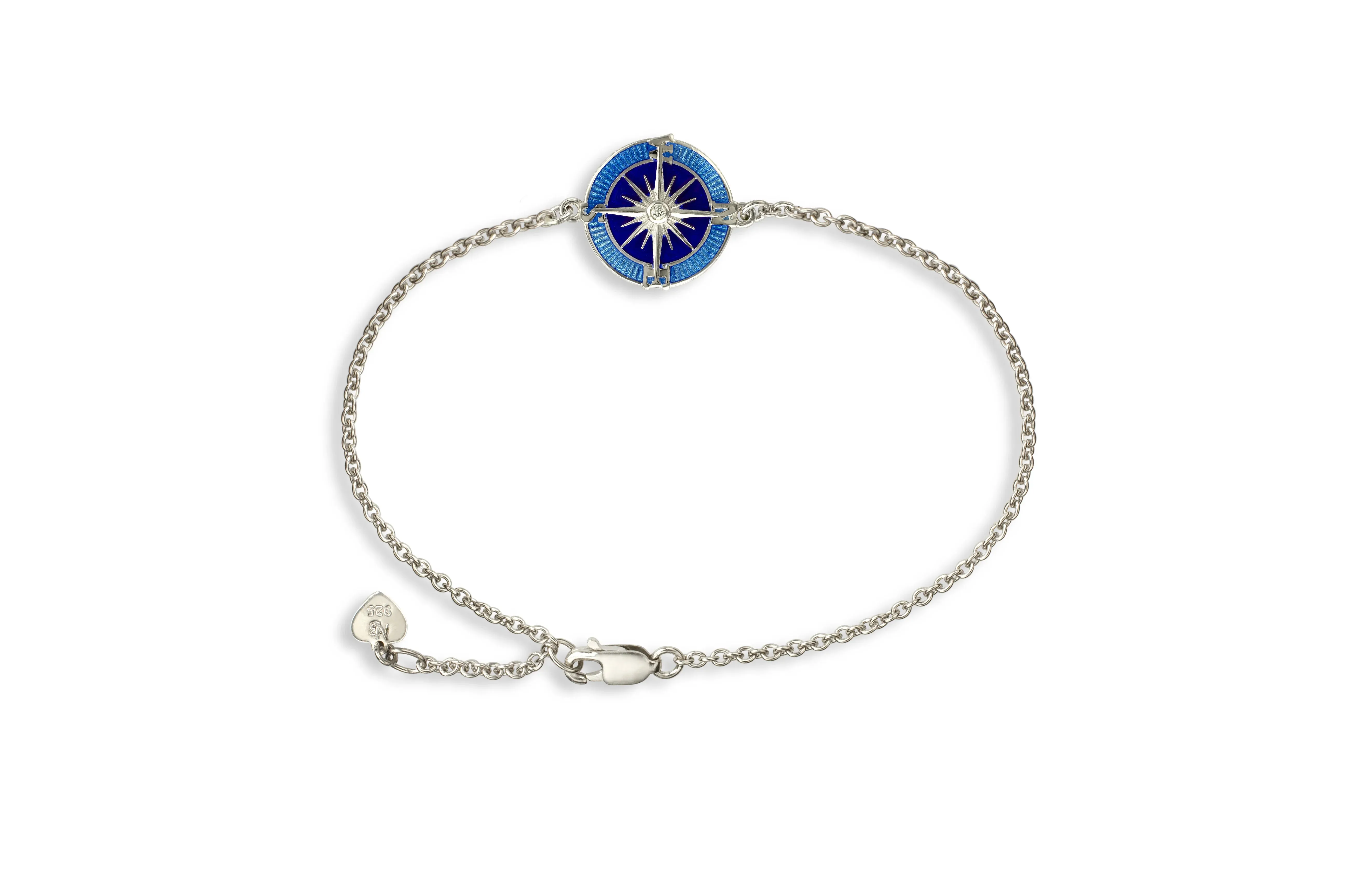 Nicole Barr Blue Compass Bracelet