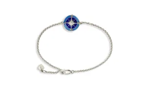 Nicole Barr Blue Compass Bracelet