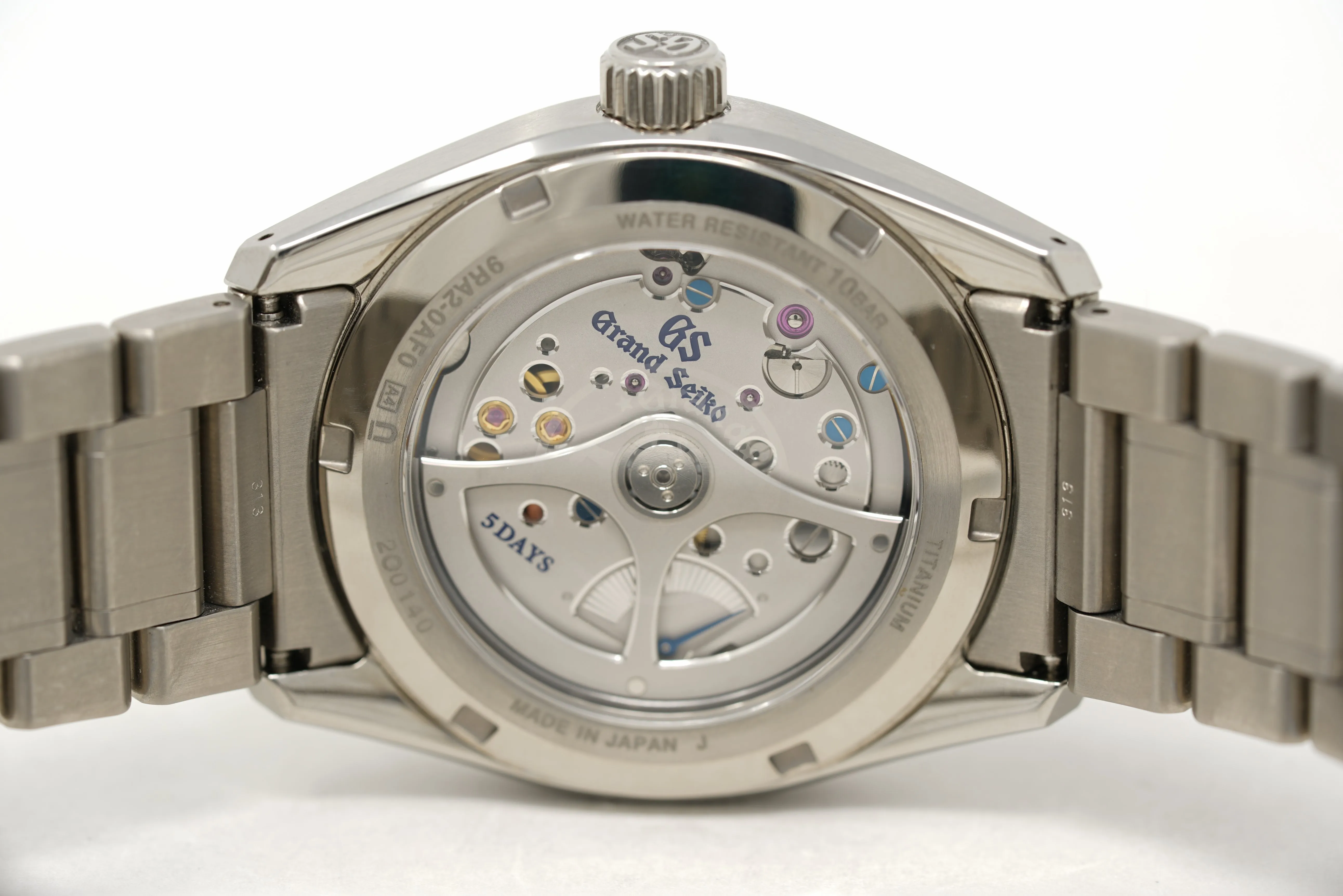 Pre-Owned Grand Seiko Evolution 9 Spring Drive 'Lake Suwa' SLGA019