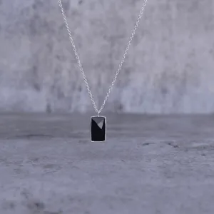 Rectangular Strength - Black Onyx Necklace