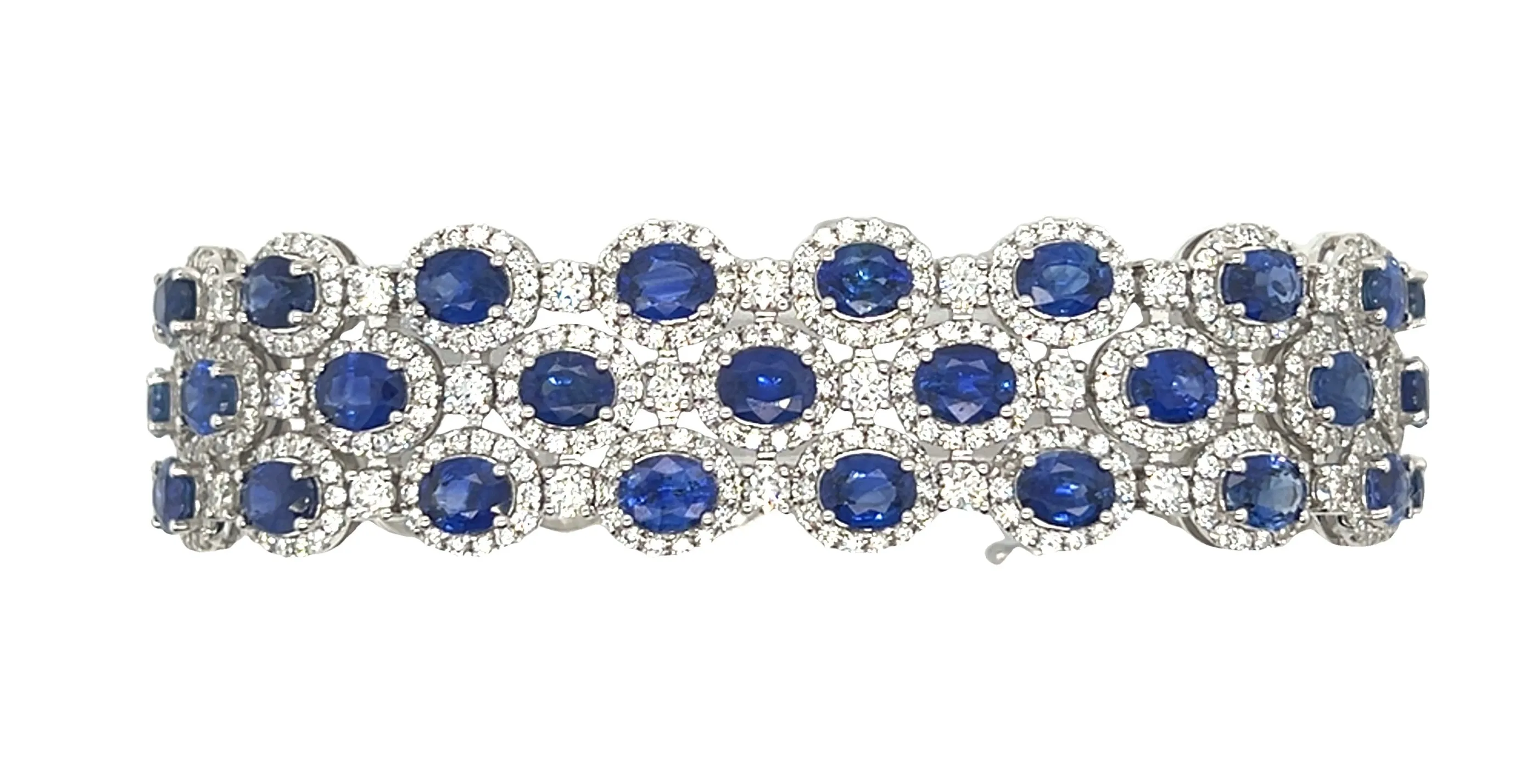 Sapphire and Diamond Bracelet