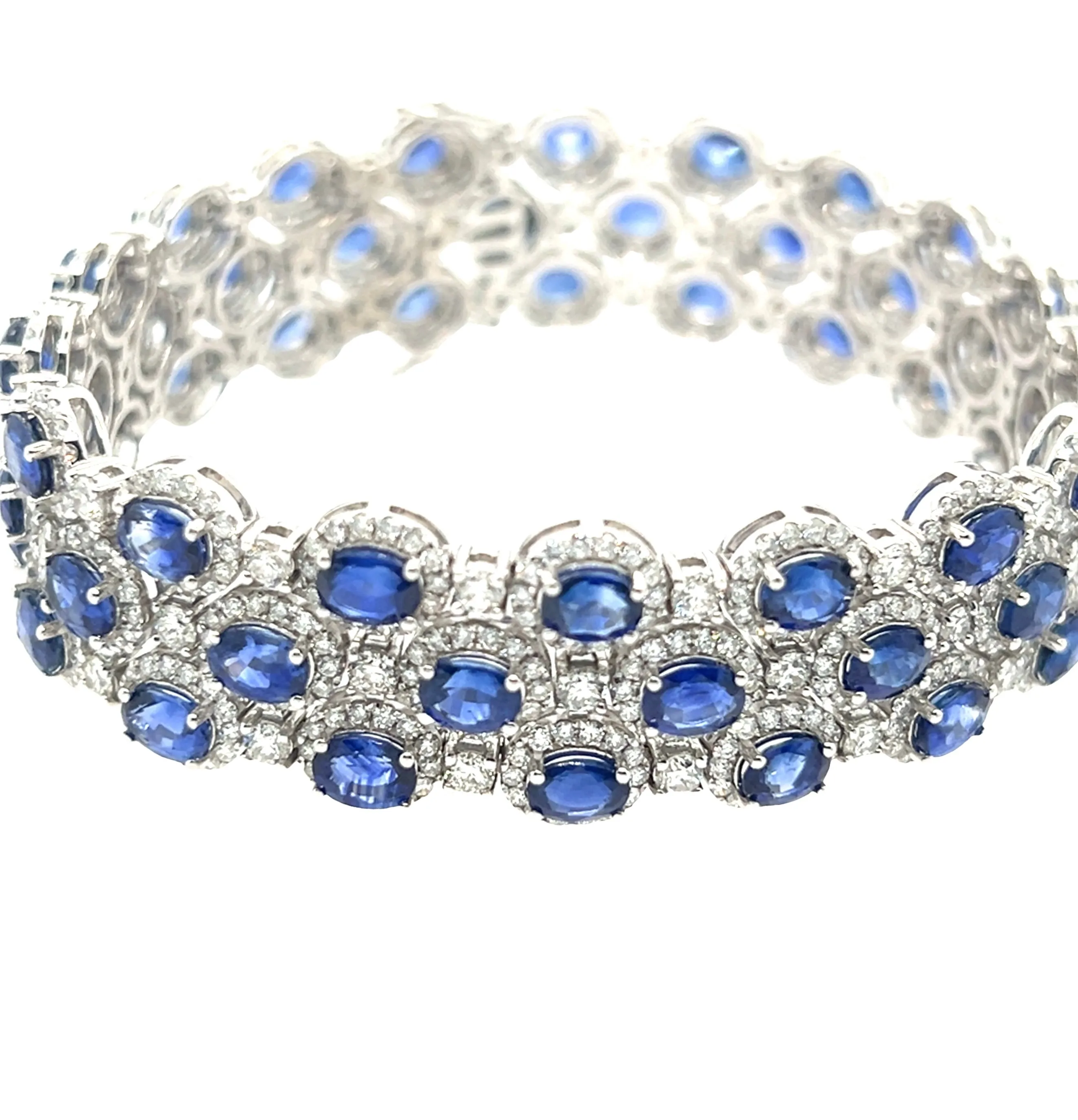 Sapphire and Diamond Bracelet
