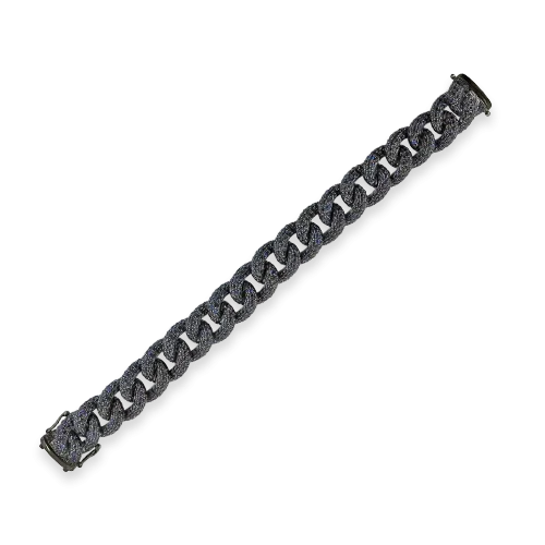 Sapphire Curb Link Bracelet