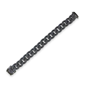 Sapphire Curb Link Bracelet