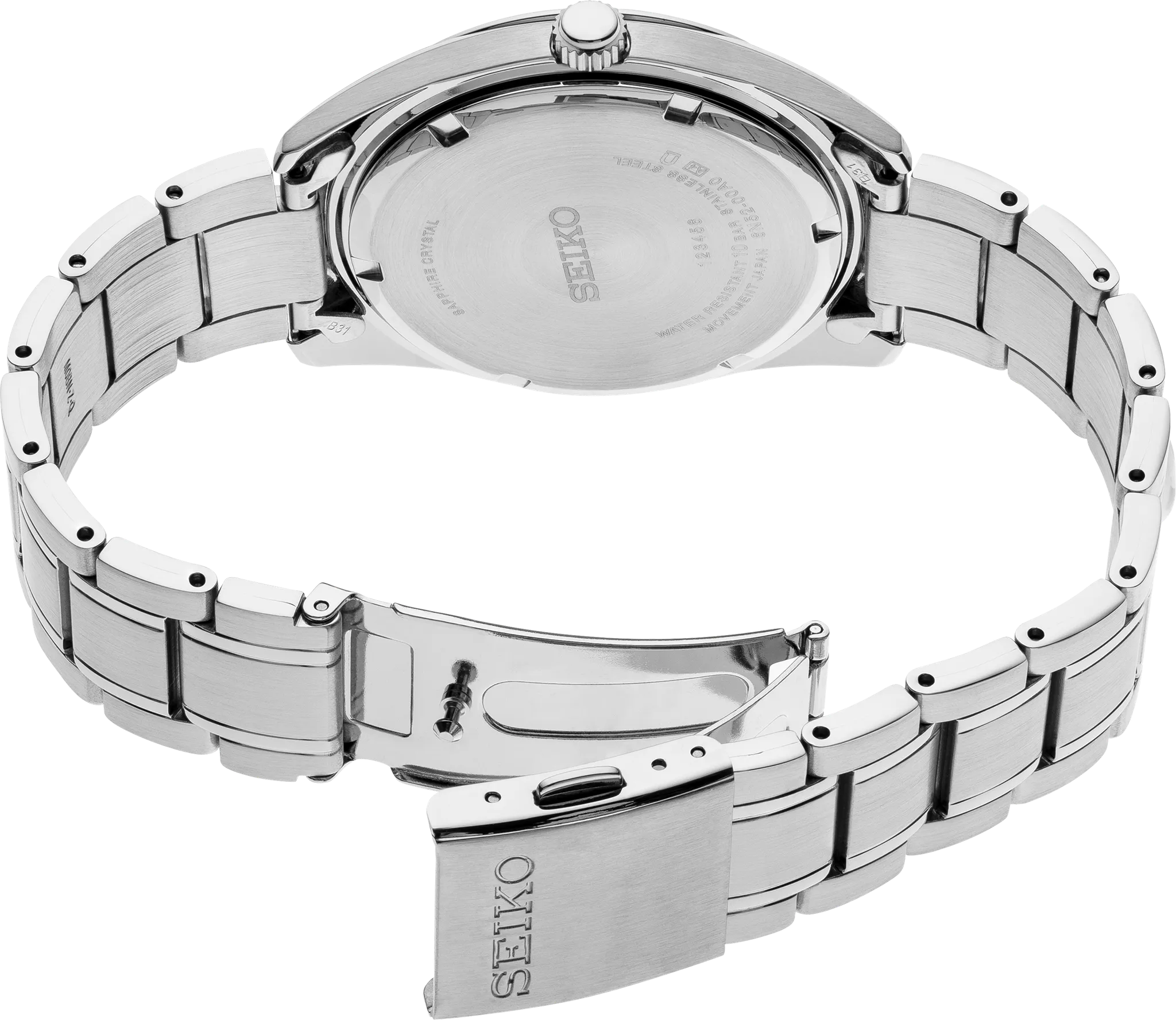 Seiko Essentials Black Dial Men's Watch SUR311