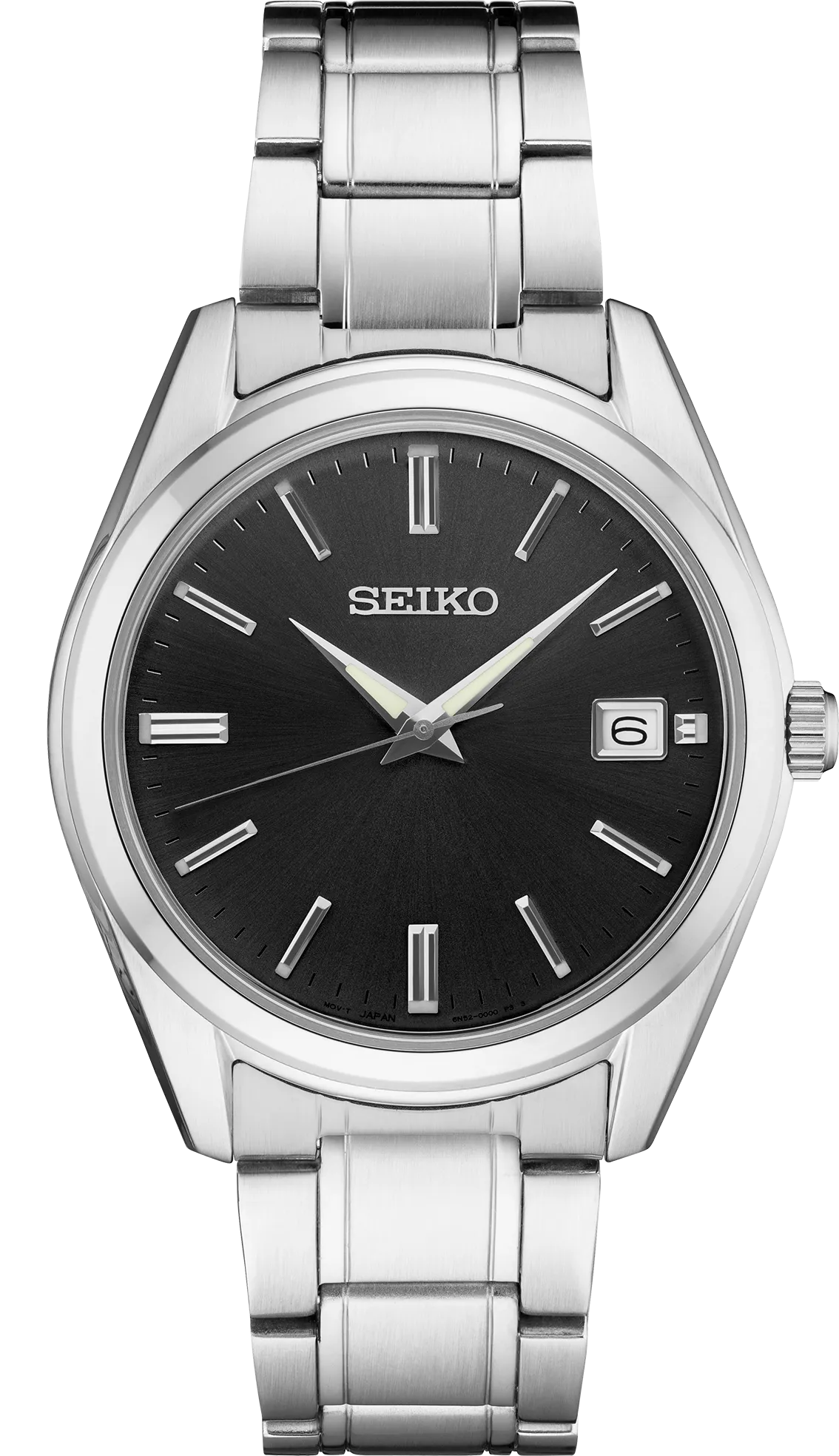Seiko Essentials Black Dial Men's Watch SUR311