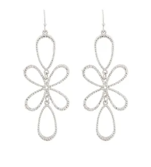 Silver Diacut Earring