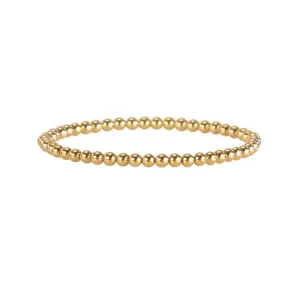 Small Gold Beaded Bracelet