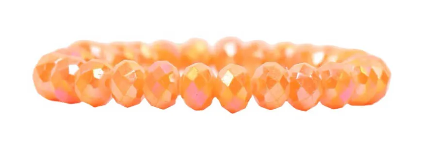 Stacker Stretch Bracelet - Hot Orange