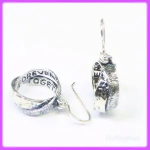 sterling forever jewelry earrings for women, sterling silver earrings: "Forever Together".