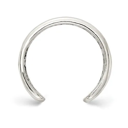 Sterling Silver Open Filigree Antiqued Toe Ring