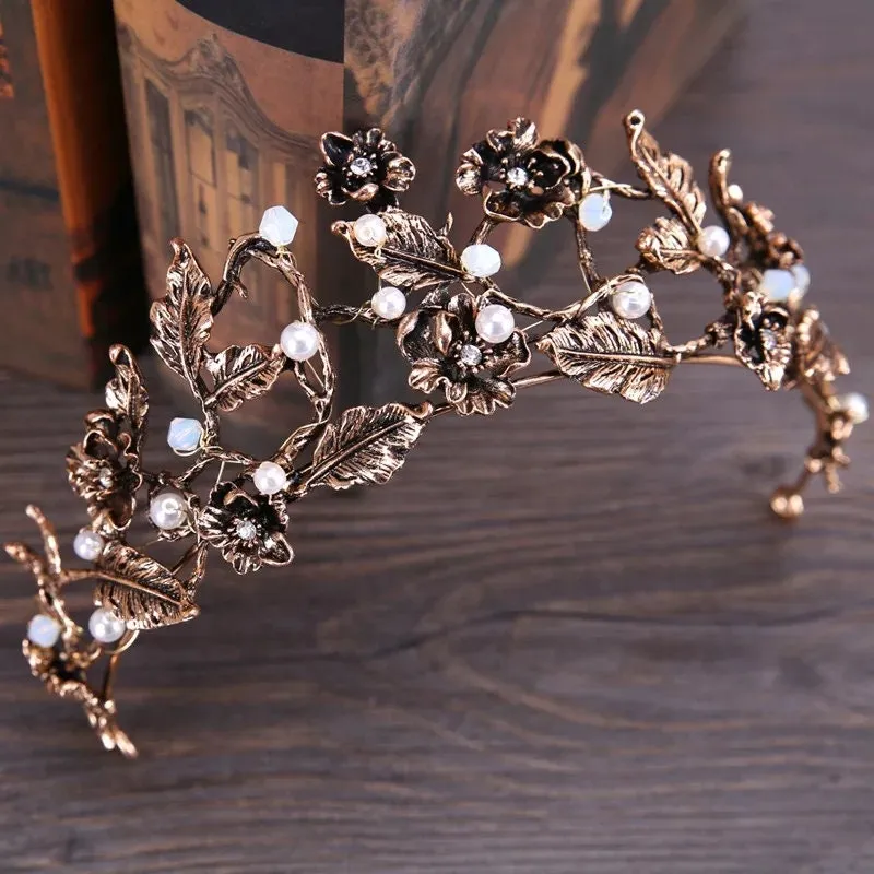 Vintage Greek God Goddess Goth Crowns and Tiaras king Queen bridal cosplay diadem