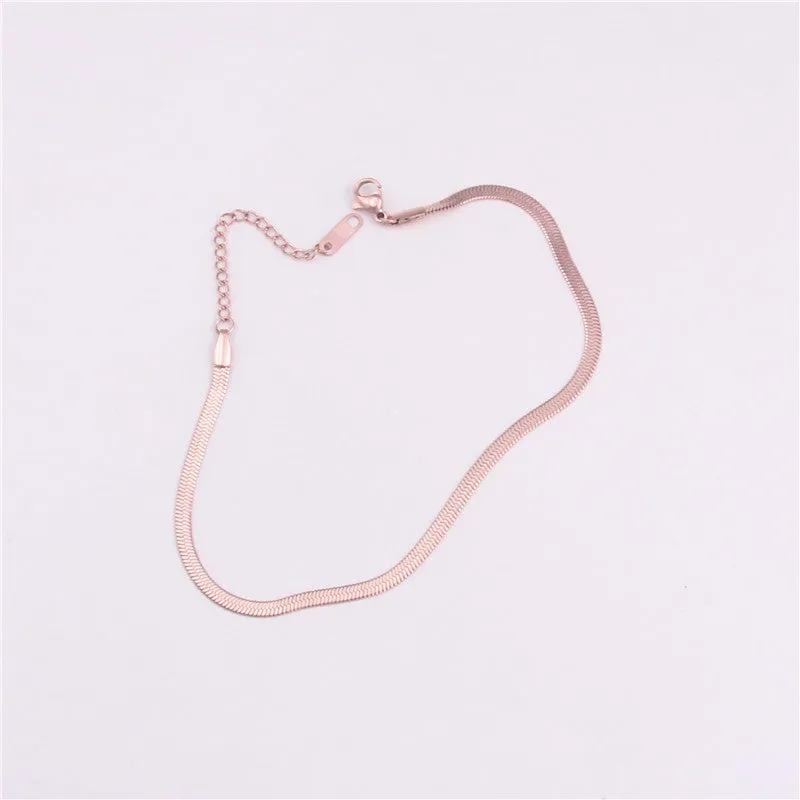 Women's Minimalist Gold-plated Anklet
