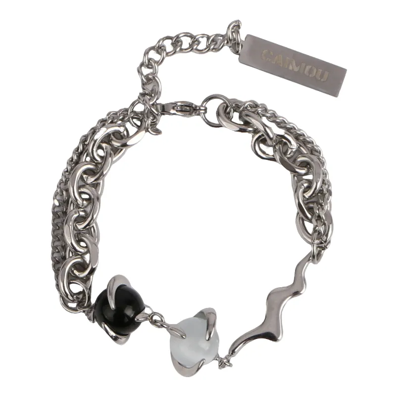 Yin-Yang Wave Bracelet